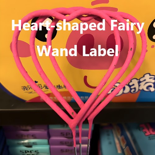 30Pieces Red Heart Fairy Firework Wand - Magical Sparkle for Every Celebration