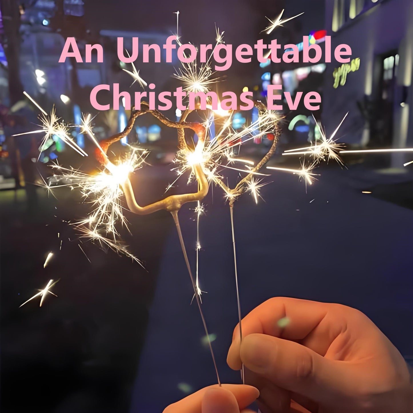 30Pieces Golden Five-Pointed Star Fairy Firework Wand - Sparkling Charm for Every Festivity