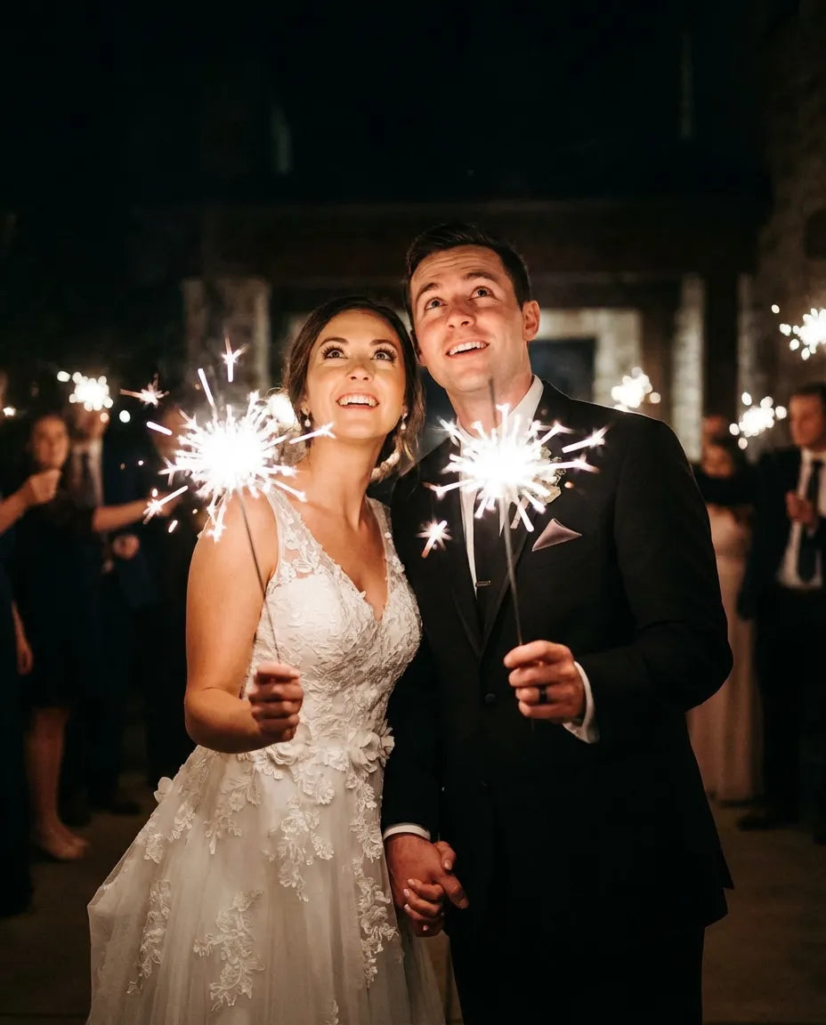 36-Inch Fairy Wand Sparklers, 60 Pack – Perfect for Wedding Send-Offs & Celebrations