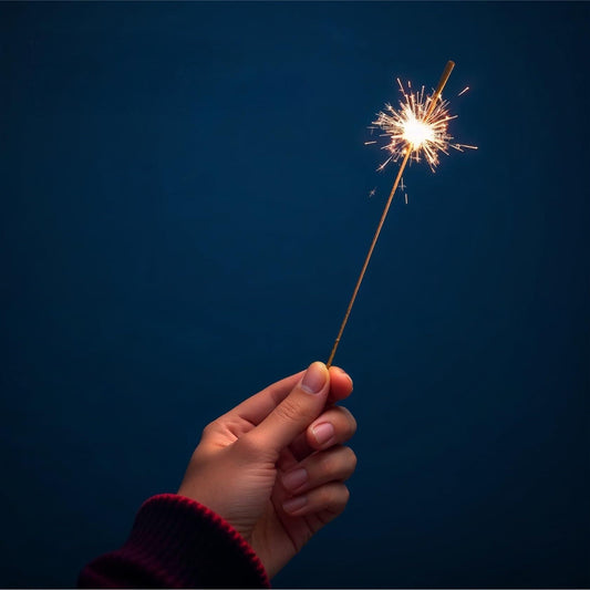 10-Inch 100pcs Fairy Sparklers - Bright & Romantic Sparklers for Weddings, Birthdays & Festivals